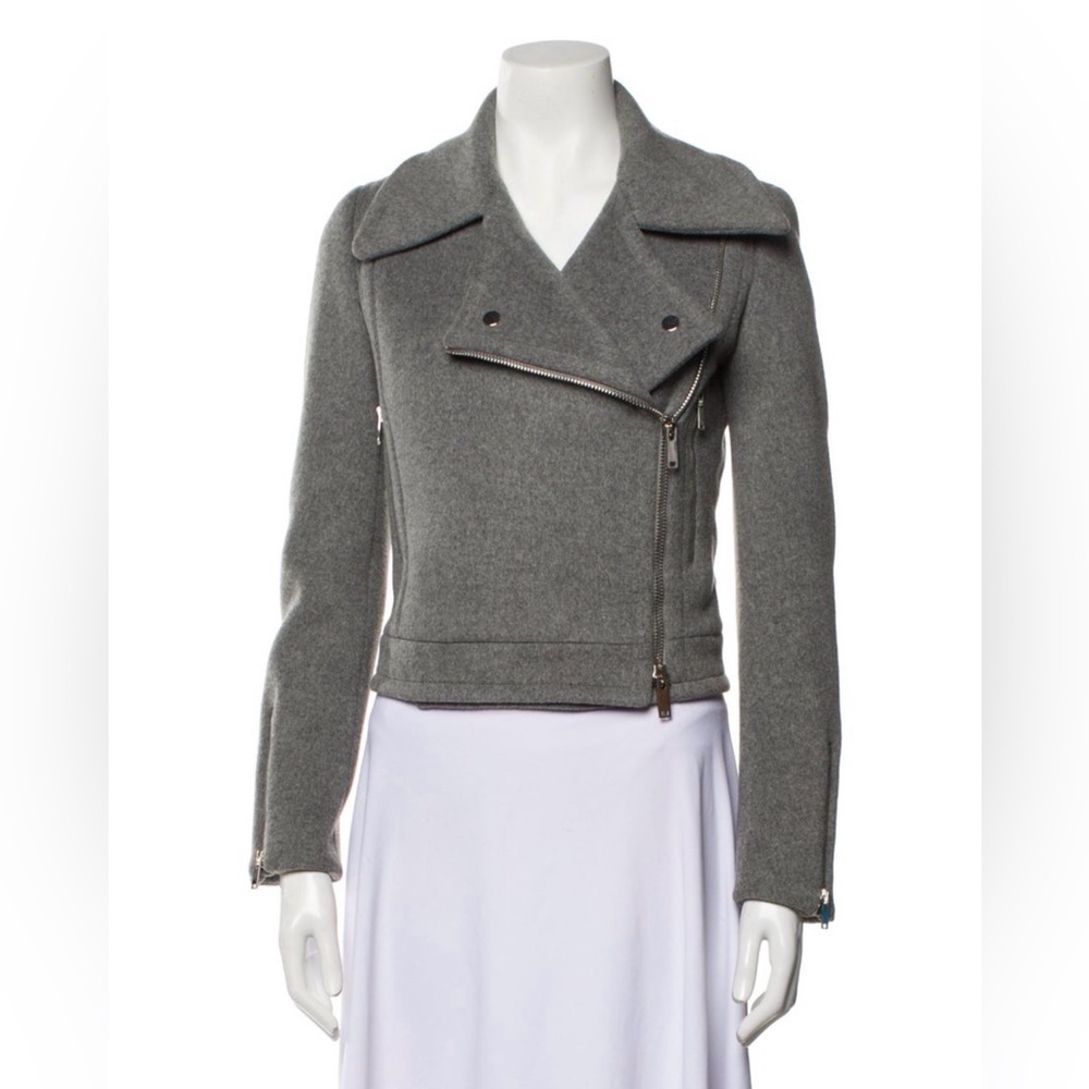 STELLA MCARTNEY Gray Wool Jacket XS